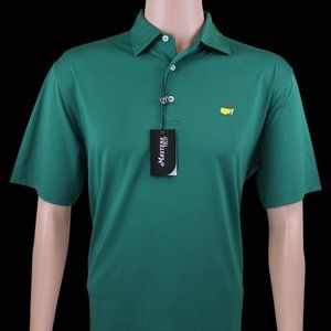 Masters Augusta National Performance Tech Green Golf Shirt PGA Polo